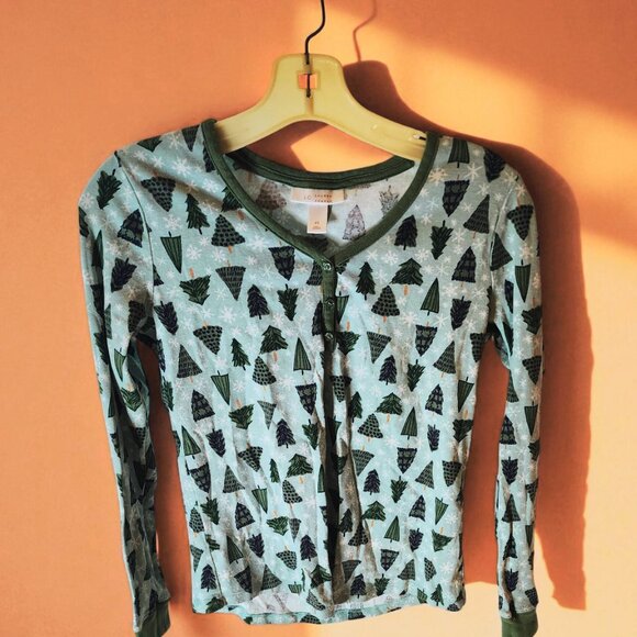 Lauren Conrad Holiday Tree Pajama Set – Petite Small 2-Piece - Picture 5 of 11